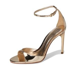 SCHUTZ Scarlett Heel in Platina | LIKE NEW
